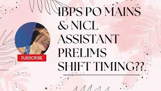IBPS PO MAINS & NICL ASSISTANT EXAM TIMING CLASH??