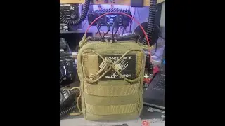 Micro Man Pack UHF/VHF/GMRS/DMR/GPS/APRS Amateur Radio Kit in an 