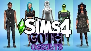 Making Goth Occult Sims In The Sims 4