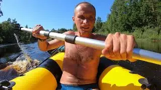 сплав по р.Пре (2 км до финиша!позади 39 км)#велосипед#пакрафт,#timetrial#рекапра#отдых