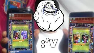 Juego conmigo mismo el desafió por que no tengo amigos :'v - Clash Royale | Pepegames