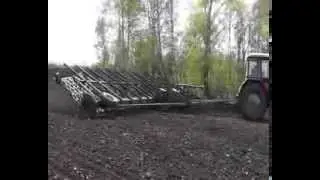 Сцепка СПГ 15-2 с боронами