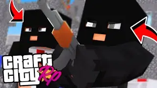🔥 MINECRAFT-[CRAFT CITY] EPISODIO 3! ROUBAMOS O BANCO! (O COMEÇO DO FIM) 1/2🔥
