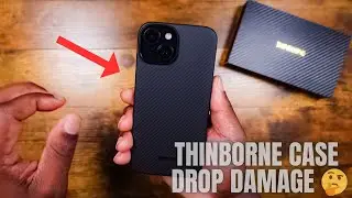 Thinborne Case DROPPED | iPhone 15 Screen Damage🤔