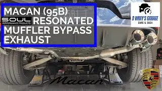 SOUL Resonated Muffler Bypass Install Macan (Turbo - 95B.1)