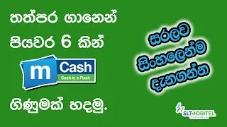 තත්පර ගානෙන් පියවර 6 කින්  M Cash ගිණුමක් හදමු.