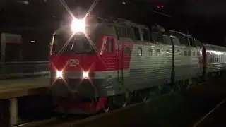 Чёткий перестук! Электровозы ЧС7-206 и ЧС7-275 с поездами на станции Бирюлёво Товарная