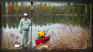 3 Days Solo Canoe Camping with 90s Vintage Gear