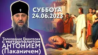 Толкование Евангелия с митрополитом Антонием (Паканичем). Петров пост. Суббота, 24 июня 2023 года.