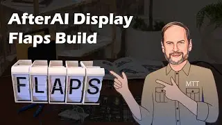 AfterAI Flaps: DIY Mechanical Split-Flap Alphanumeric Display Build