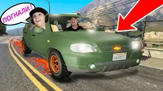 GTA 5 Chevrolet NIVA + Police Chase