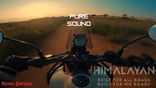 RE HIMALAYAN 450 | PURE SOUND | OFF-ROADING | LANE FILTERING | LAUNCH TEST [RAW ONBOARD]