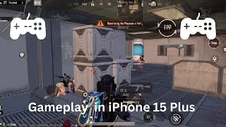 BGMI rush Gameplay in iPhone 15 plus. iPhone 15 plus lag testing.