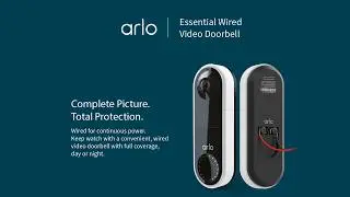 Arlo Essential 2 2k Video Doorbell | Home Security Camera With Two-Way Audio | Video Doorbell