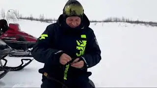 Трофейная щука, прикорм хариуса Норильск 04 2024