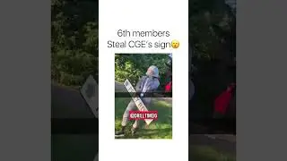 #6th members steal their opps sign😳 #cge #7th
