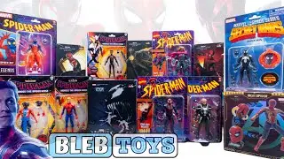 Spider-man Ultimate action figure unboxing Marvel legends and New ZD toys Spiderman collection ASMR