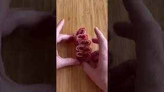 5 Ways to fold salami for a charcuterie board 