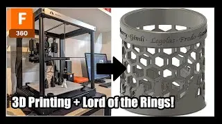3D Printing a Lord of the Rings Organizer!