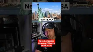 Kpop Companies Choosing Cities for World Tours 🌎 #kpop #kpopshorts #bts #blackpink