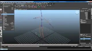 Basic Character Rigging Part 1 / 3 - Skeletal structure, IK, Constraints and Control Setup
