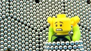 Playing with 8208 micro magnetic balls! (pt. 7, Fun with Lego 2)