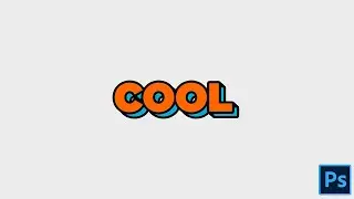 Dual Tone 3d - Text Effect in Photoshop | Photoshop Tutorial 