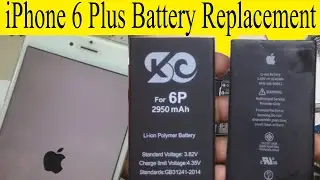 iPhone 6 Plus Battery Replacement in 4 Minutes  / Charging iPhone 6 Plus Battery
