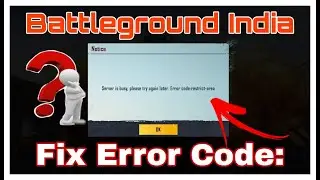Battlegrounds India Not Running | Fix All Error | BGMI Data Transfer Error | PUBG India