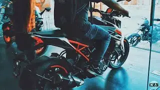 Taking Delivery Of KTM Duke 250 ABS WHITE