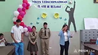 CONCURSO DE DECLAMACIÓN: VOCES LEONCIOPRADINAS EL ARTE DE DECLAMAR - NIVEL SECUNDARIA- TURNO MAÑANA