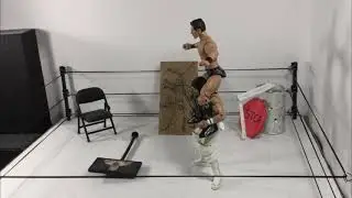 ESW - Sitout Electric Chair Facebuster On a TV! (WAF)(WWE Stop Motion)