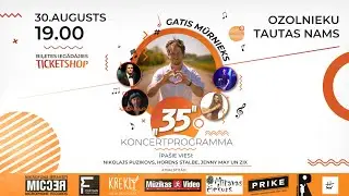 Gatis Mūrnieks aicina uz jubilejas koncertu 30.08. Ozolniekos!