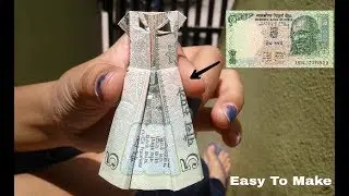 How to make FROCK in Note. Origami Easy To Make