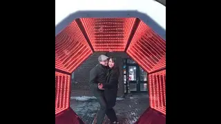 Distillery District Winter Engagement Photography | Shuja & Joyce