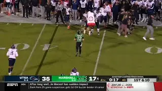 UTSA coach gets coffee bath in the middle of a play 💀