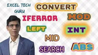 Measurement conversion in excel | Search | MID MOD ABS LEFT INT CONVERT IFERROR