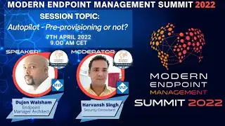 Autopilot   Pre provisioning or not