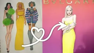 Drawing Lisa outfit #lisa #fashion #art