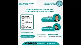 Webinar - Penggunaan Google Looker Studio Untuk Visualisasi Data