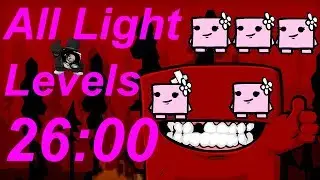 WR: 26:00 Super Meat Boy All Light Levels Speedrun