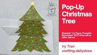 Paper Pumpkin November 2021 Alternative | Pop-Up Christmas Tree | Gifts Galore