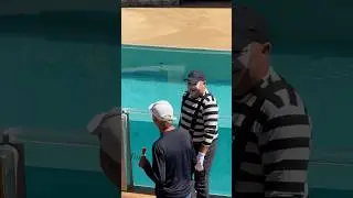 Secret Handshake with Tom the Mime 👋🏽😅😂