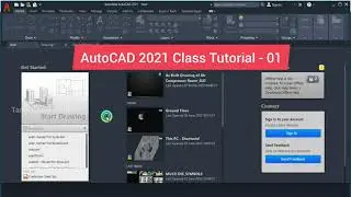 AutoCADD 2021 Introduction & Function Key Tutorial  Part - 1 | Tamil |