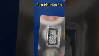 First Platinum Bar is now on the table! Do you have platinum in your stack? Let me know.