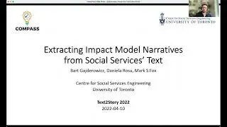 Bart Gajderowicz - Extracting Impact Model Narratives from Social Services’ Text