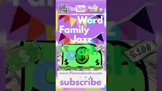 ASH | Word Family Jazz | Rhyming Words | Phonics Garden