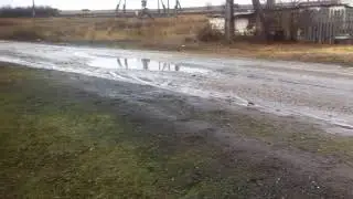Предновогодняя зимняя погода у нас в деревне.