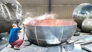 How They Build Perfectly Shaped Steel Spheres by Hand