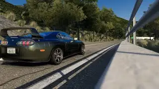 |Assetto Corsa| Supra MKIV at Pacific Coast Highway - Thrustmaster T300 Gameplay (With Pedal Cam)